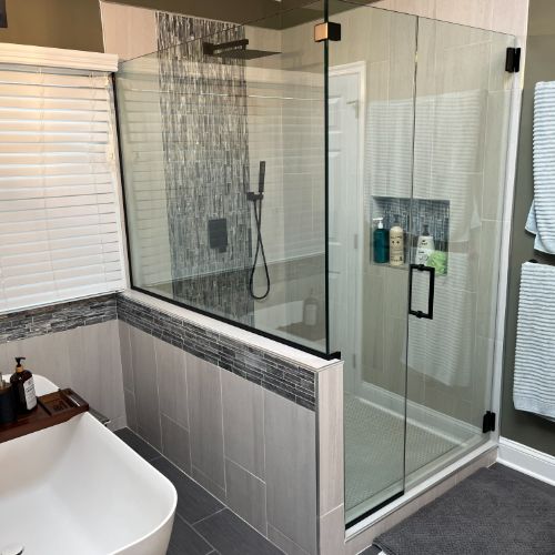 Frameless Door Panel and Return U-Channel  Image